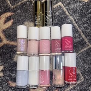 (12) OLIVE & JUNE NAIL POLISH Long Lasting Quick Dry Top Coats Lot Of 12